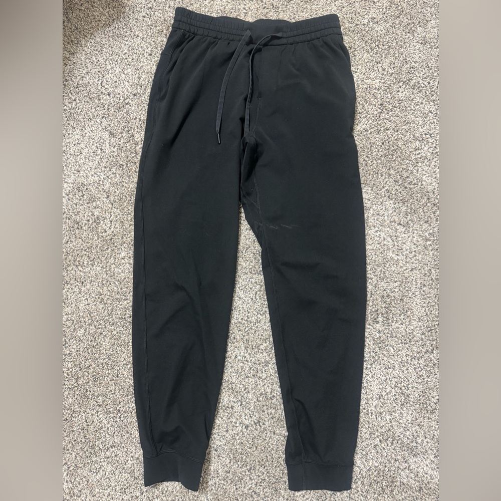 Men's Black Lululemon Jersey Jogger Pants size medium